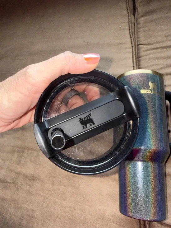 Stanley Iridescent Rainbow Glitter Travel Tumbler with Handle - Picture 5 of 5